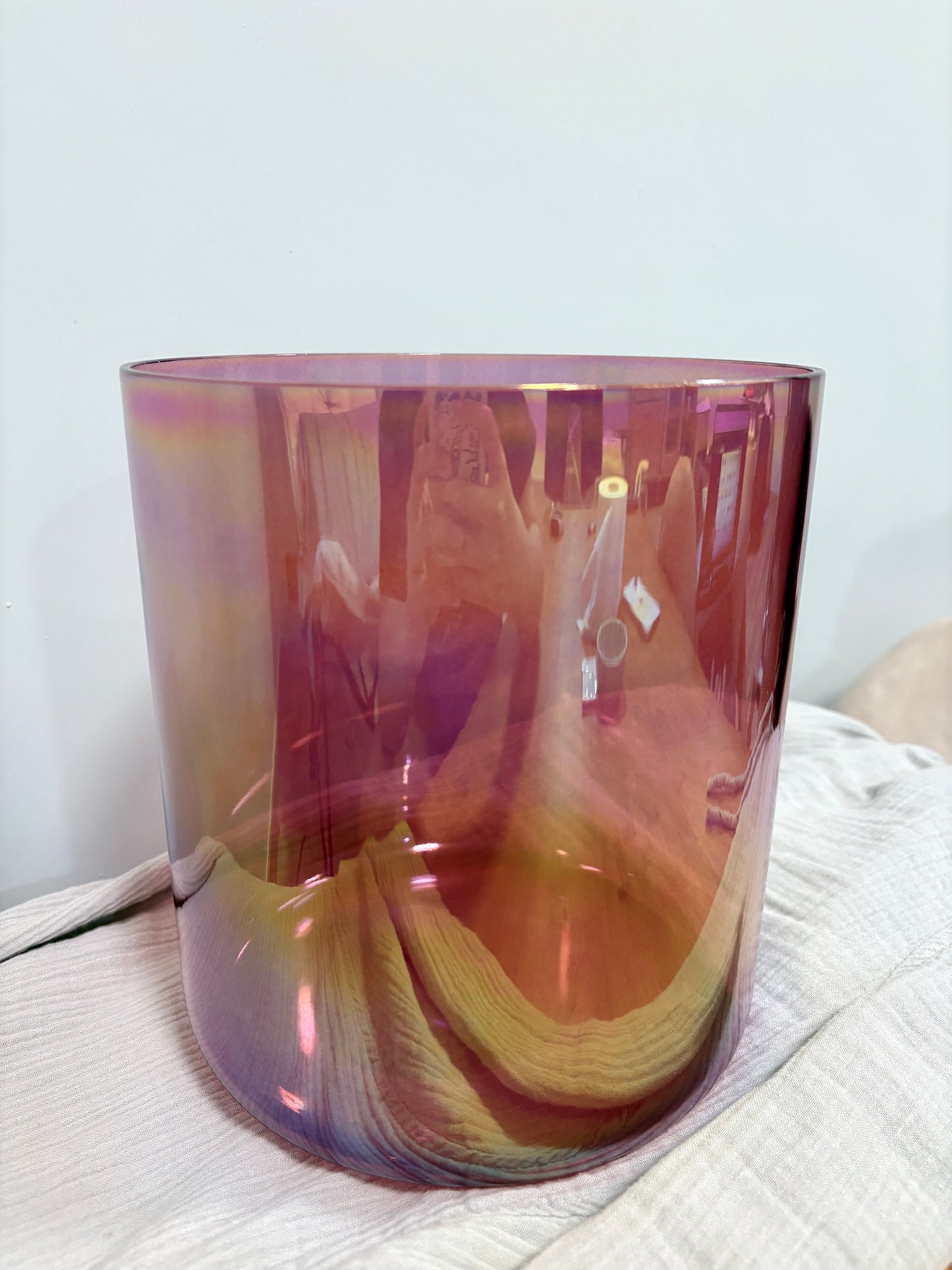 C# & G#: Perfect Fifth Crystal Singing Bowl Pair