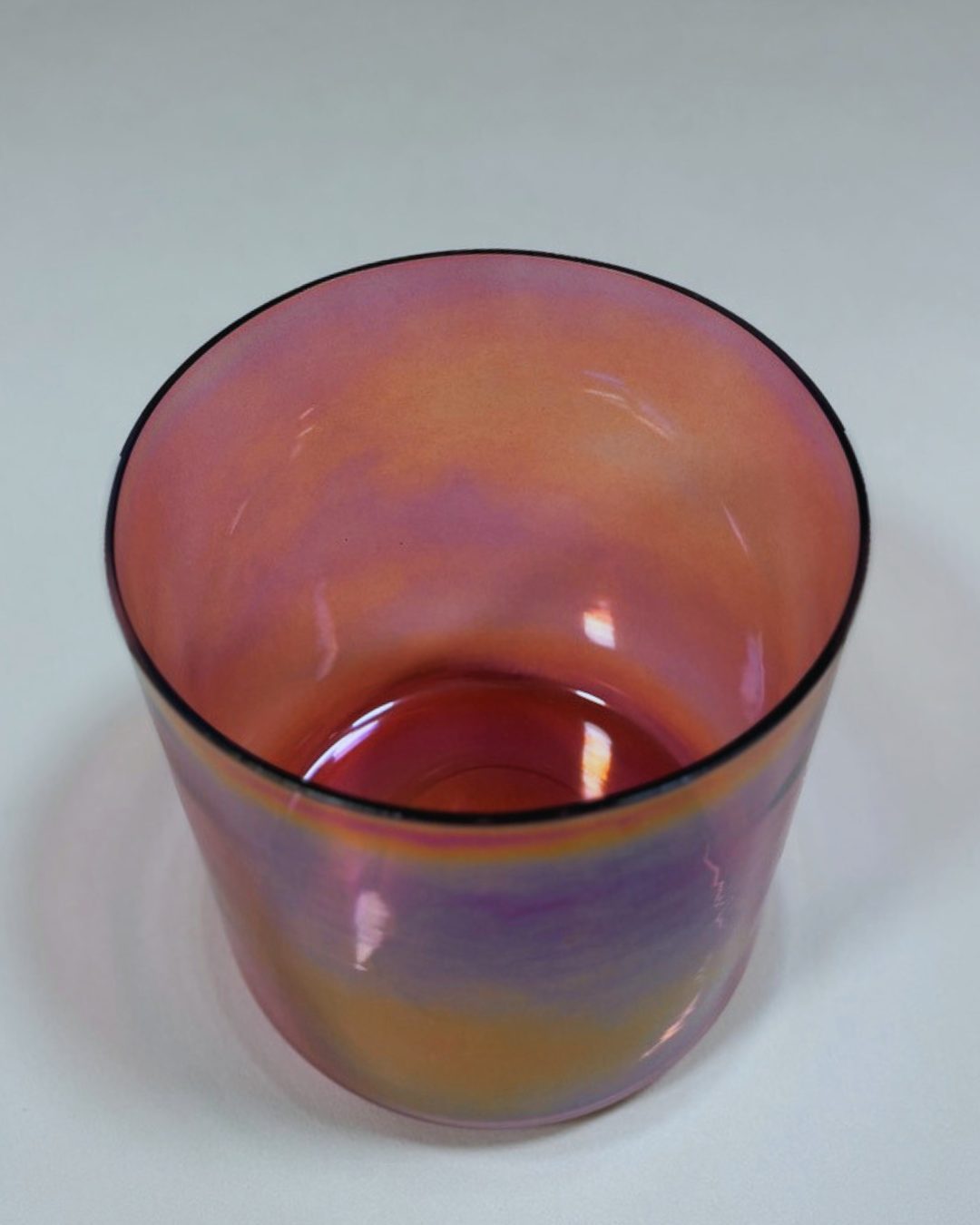 Ruby Cherry 海底轮水晶颂钵 6.75“ 音调C#4